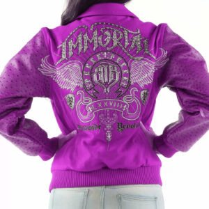 Pelle Pelle Ladies Purple Immortal Worldwide Revolution Jacket