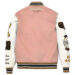 Pelle Pelle Light Pink Varsity Jacket