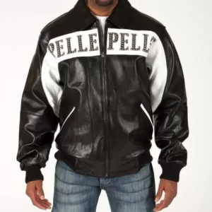 Pelle Pelle Black White World’s Best 1978 Studded Jacket