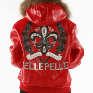 Pelle Pelle Live Like A Queen Red Hood Jacket