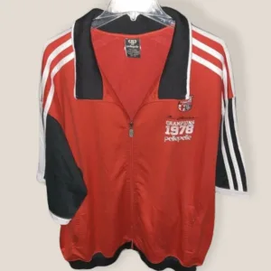 Pelle Pelle Marc Buchanan Red Basketball Warmup Jacket