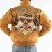 Pelle Pelle Men Mustard MB Wool Jacket Red White & True