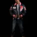 Pelle Pelle Men Navy Blue MB Varsity Jacket