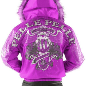 Pelle Pelle Mens 40th Anniversary Purple Jacket