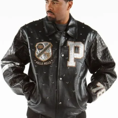 Pelle-Pelle-Mens-All-For-One-One-For-All-Black-Leather-Jacket-1.webp