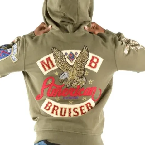 Pelle-Pelle-Mens-American-Bruiser-Olive-Wool-Hoodie.webp