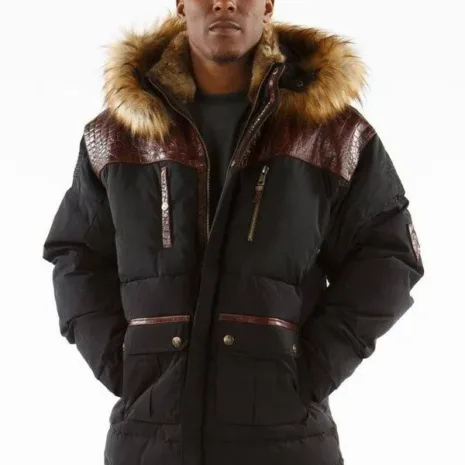 Pelle-Pelle-Mens-Black-Long-Fur-Hooded-Coat.webp