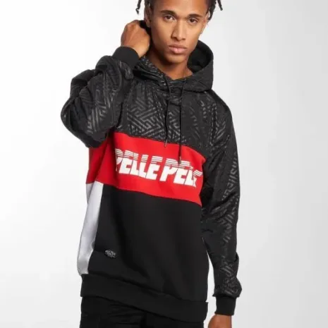 Pelle-Pelle-Mens-Black-and-Red-Multicolor-Hoodie.webp