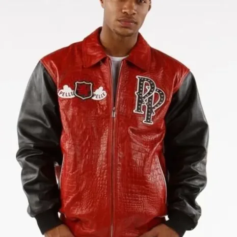 Pelle-Pelle-Mens-Black-and-Red-Winged-Leather-Jacket.webp