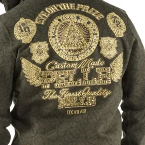 Pelle Pelle Mens Fortune Favors The Bold Olive Tracksuit