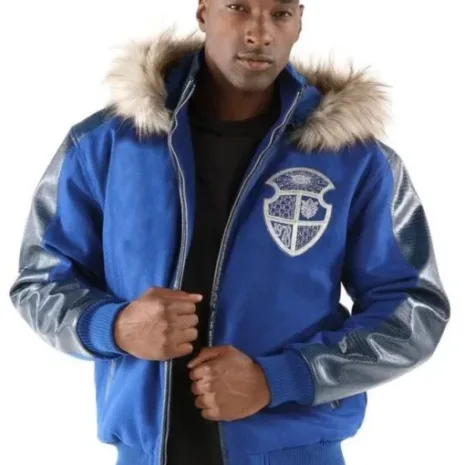 Pelle-Pelle-Mens-Fur-Hooded-Blue-Leather-Jacket.webp