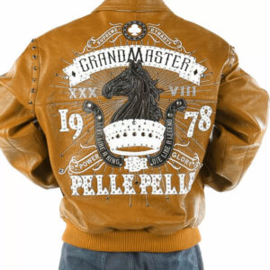 Pelle Pelle Mens Grand Master Mustard Jacket