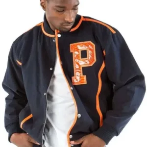 men's pelle pelle varsity jacket