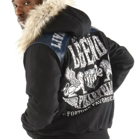 Pelle-Pelle-Mens-Live-Like-a-King-Die-Like-a-Legend-Fur-Hooded-Jacket.webp