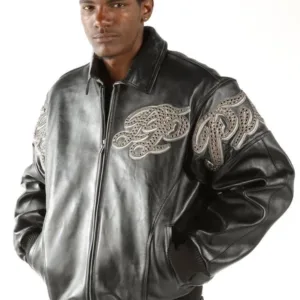 Pelle Pelle Mens MB Vintage Black Leather Jacket