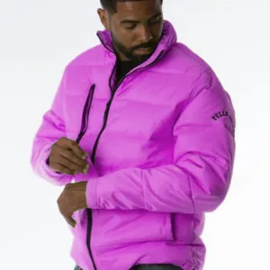 Pelle Pelle Mens March Buchanan Purple Light Puffer Jacket