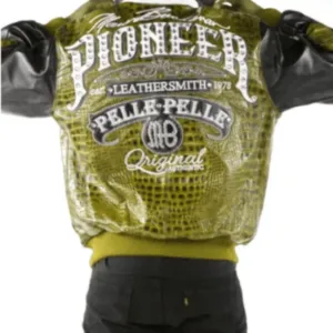 Pelle Pelle Mens Pioneer Light Green Jacket
