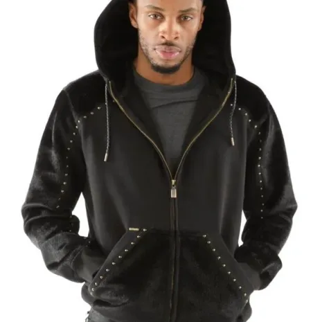 Pelle-Pelle-Mens-Pony-Black-Hooded-Jacket.webp