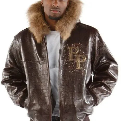 Pelle-Pelle-Mens-Signature-Crocodile-Skin-Brown-Leather-Jacket.webp