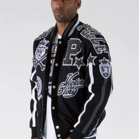 Pelle-Pelle-Mens-Varsity-Bomber-Black-Jacket.webp