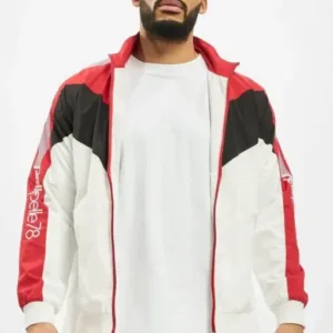 Pelle Pelle Mens Vintage By Marc Buchanan White And Red Tracksuit