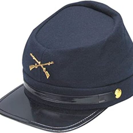 Pelle Pelle Military Civil War Confederate Blue Hat