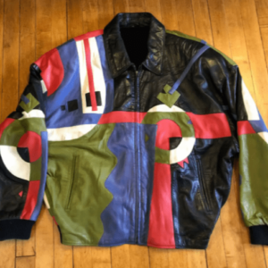 Pelle Pelle Multi Picasso Marc Buchanan Leather Jacket