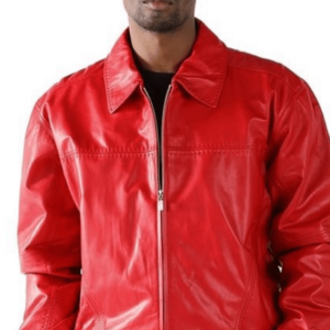 Pelle Pelle Blouson Red Leather Jacket