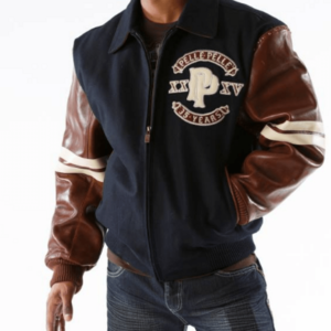 Pelle Pelle Panther Blue and Brown Jacket