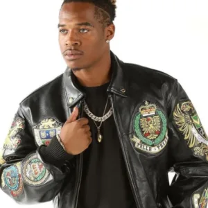 Pelle Pelle Patched Leather Jacket