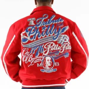 Pelle Pelle Philadelphia Tribute Red Jacket