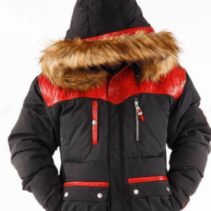 Pelle Pelle Pinnacle Black Fur Hoodie Jacket