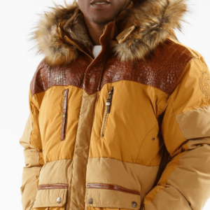 Pelle Pelle Pinnacle Mustard Hoodie Jacket