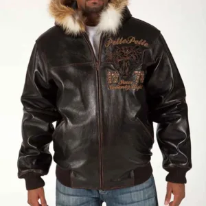 Pelle Pelle Power and Speed 1978 Brown Leather Jacket