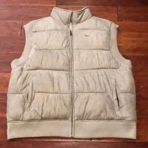 Pelle Pelle Premium Mens White Insulated Puffer Vest