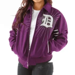 Pelle Pelle Purple Detroit City Tribute Edition Wool Jacket