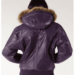 Pelle Pelle Quilted Purple Leather Jacket