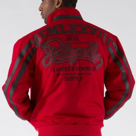 Pelle Pelle Red 35th Anniversary Wool Jacket