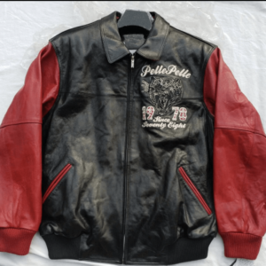 Pelle Pelle Black and Red Leather Jacket