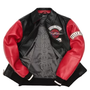 Pelle Pelle Red and Black World Tour Jacket