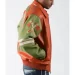Pelle Pelle Renegades Leather Jacket Orange Green Jacket