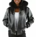 Pelle Pelle Shoulder Crest Fur Hood Jacket Women Jacket
