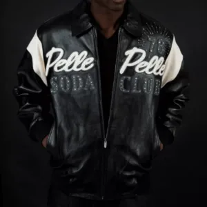 Pelle Pelle Soda Club 1978 Black Leather Men Jacket