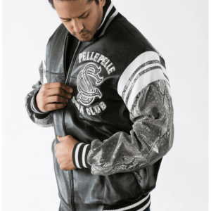 Pelle Pelle Soda Club 1978 Original Black Leather Jacket