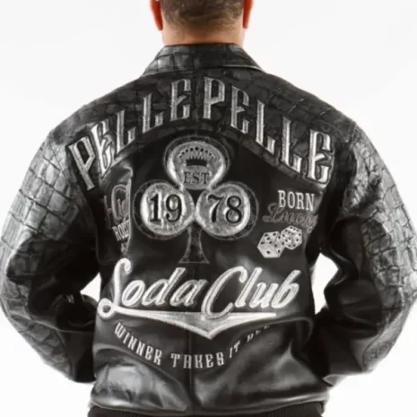 Pelle Pelle Soda Club Croc Leather Jacket