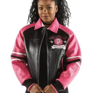 Pelle Pelle Soda Club Pink Leather Jacket