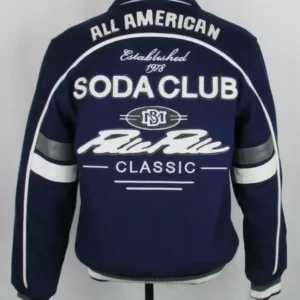 Pelle Pelle Soda Club Wool and Leather Jacket
