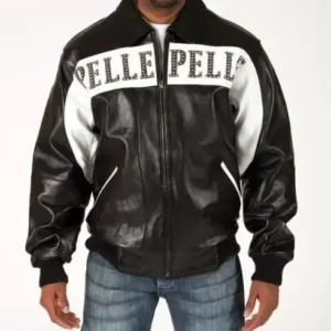 Black Pelle Pelle Studded Jacket