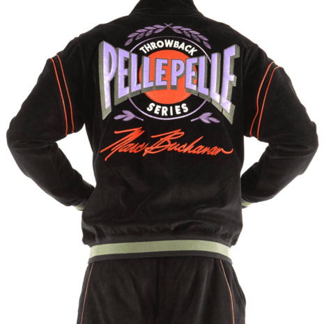 Pelle Pelle Throwback Black Warmup Set