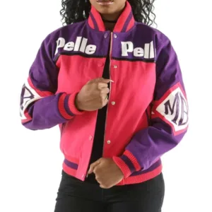 Pelle Pelle Throwback Purple Soda Club Wool Jacket